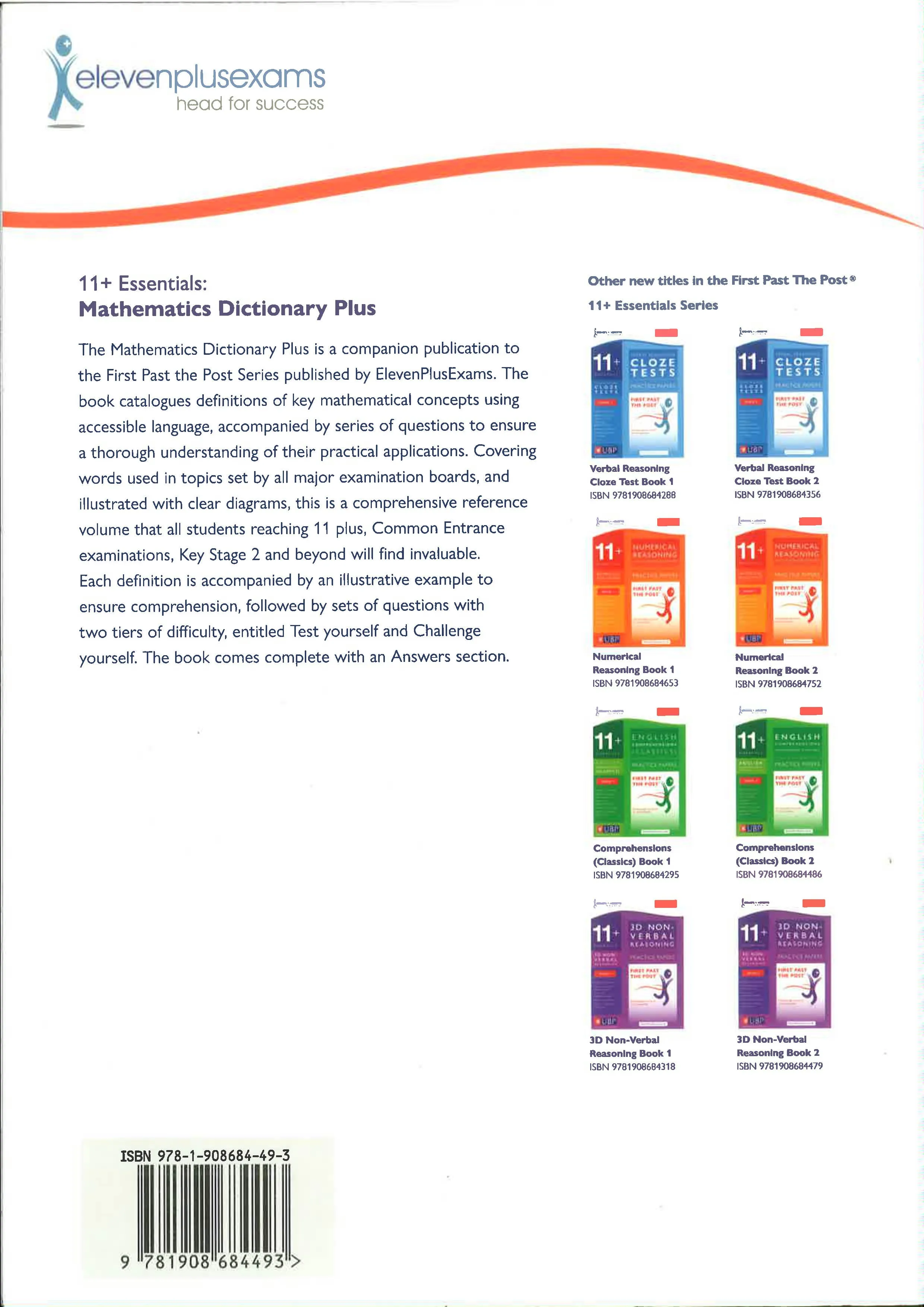11  Essentials Reference Mathematics Dictionary Plus: Suitable For Cem, Gl/Nfer & Iseb