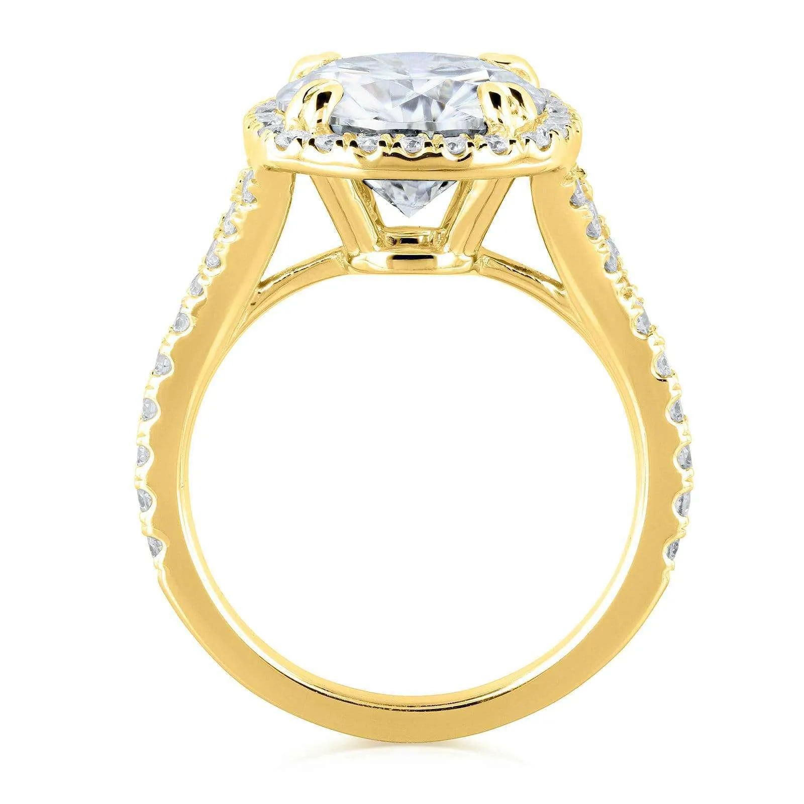 3-5/8ct.tw Round Halo Ring