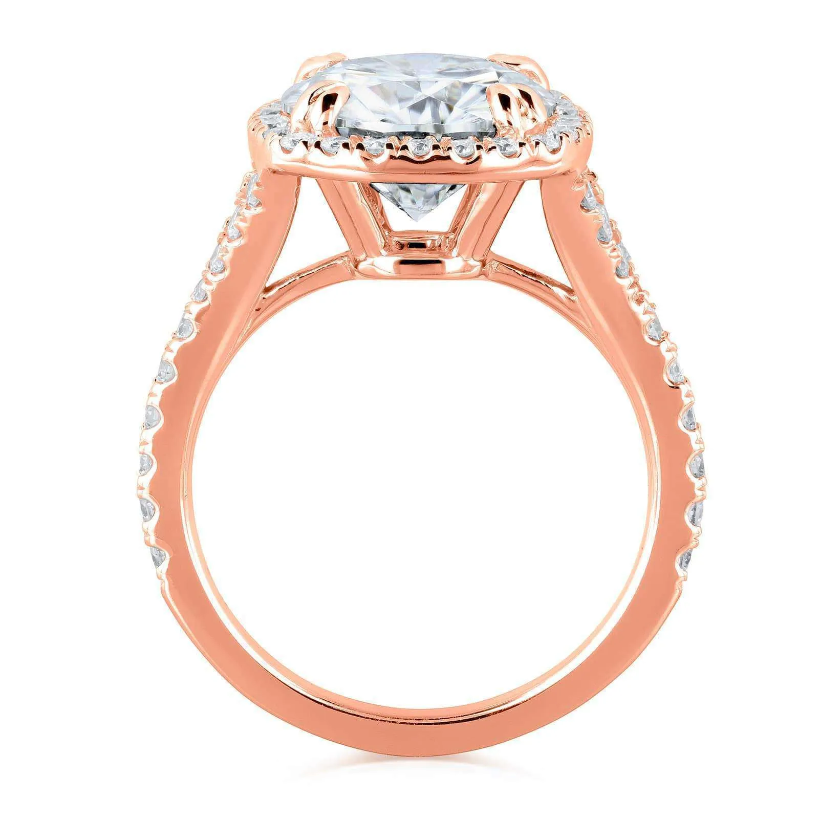 3-5/8ct.tw Round Halo Ring