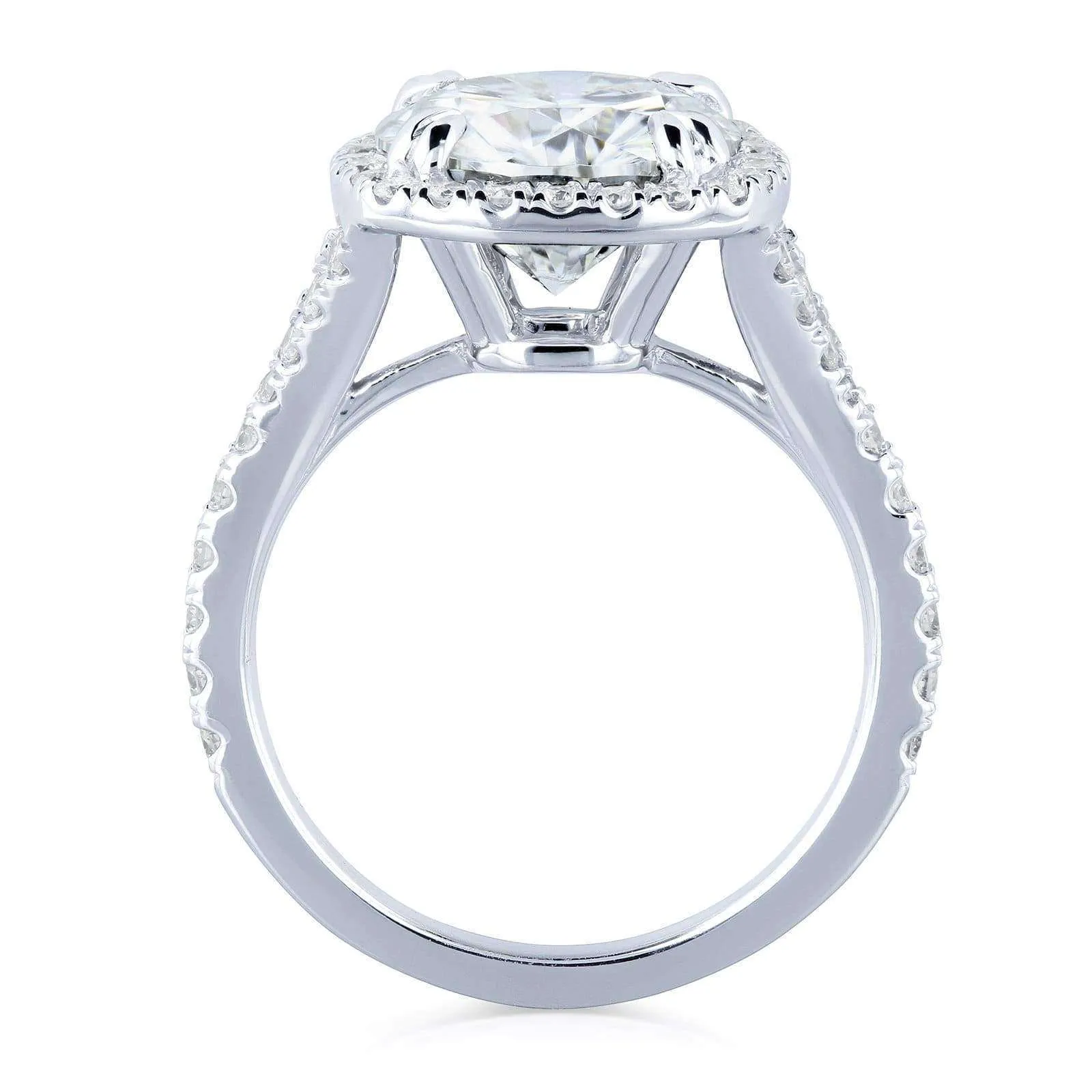 3-5/8ct.tw Round Halo Ring