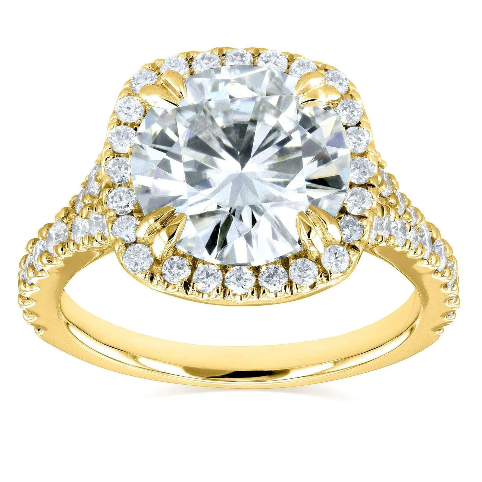 3-5/8ct.tw Round Halo Ring