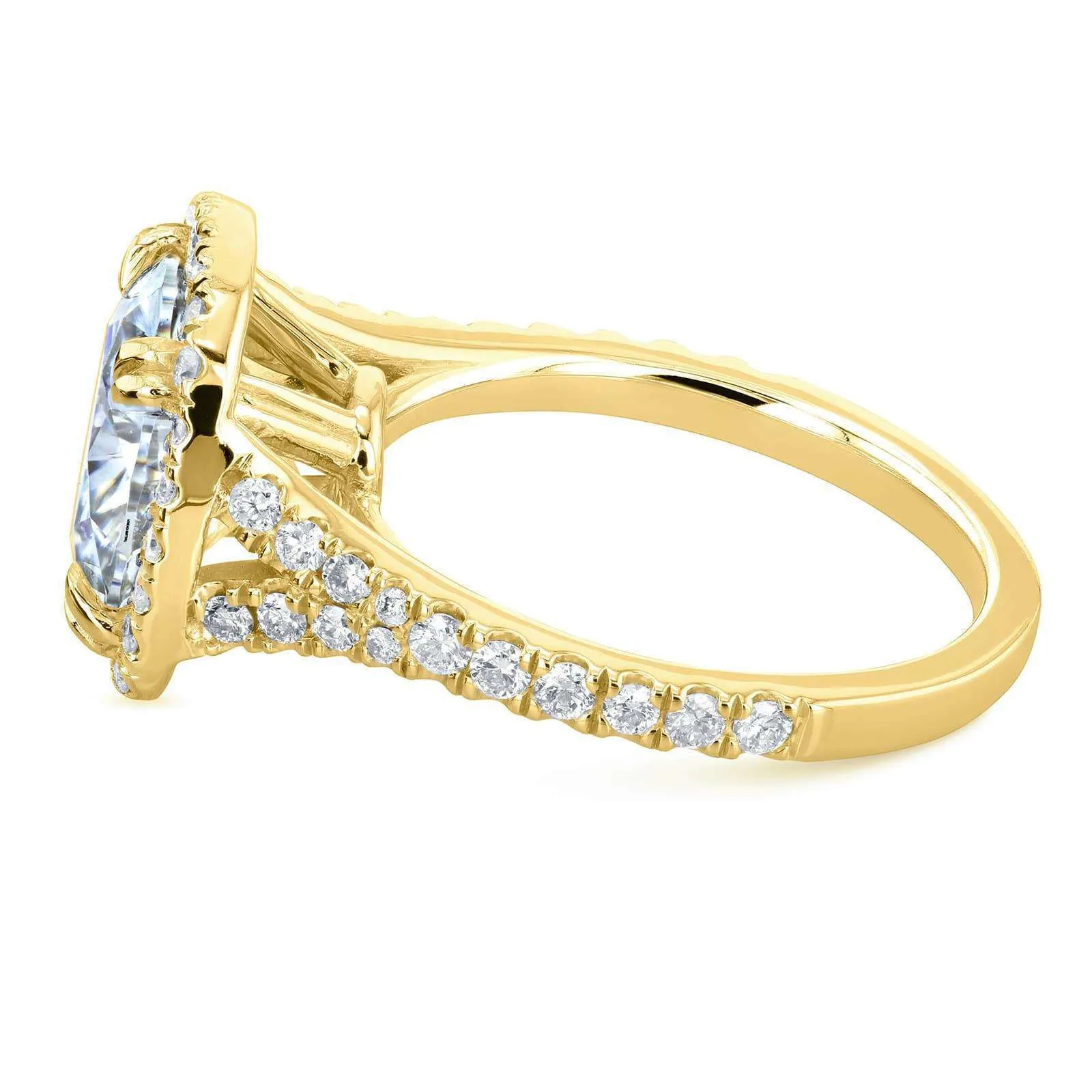 3-5/8ct.tw Round Halo Ring
