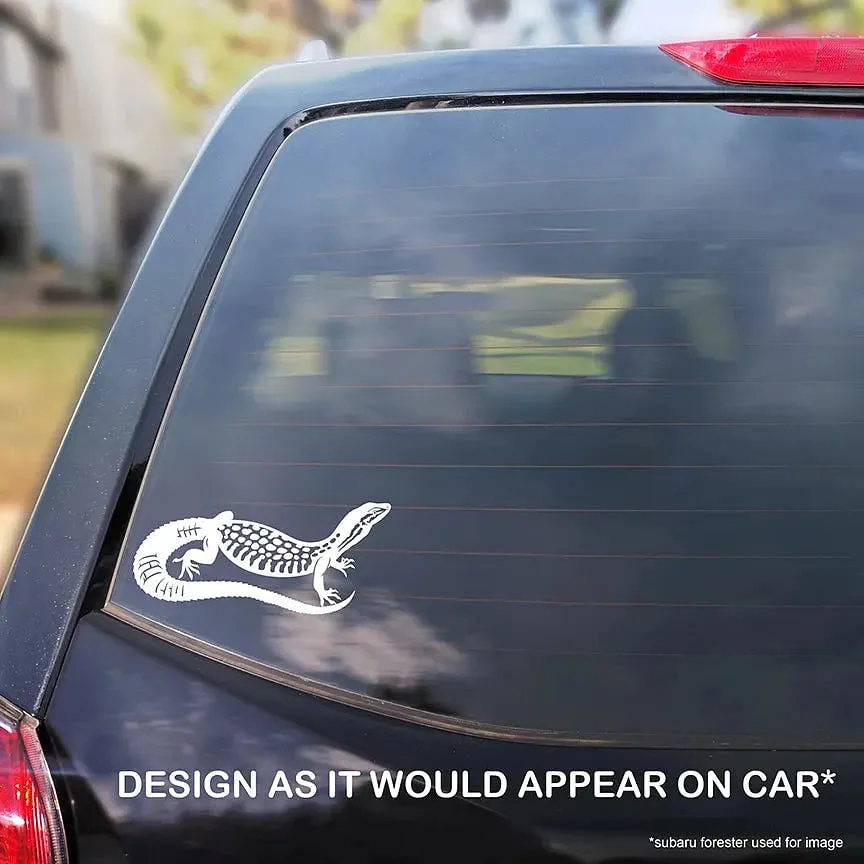 Ackie Monitor Decal, Waterproof Vinyl Decal, Cute Reptile Gift