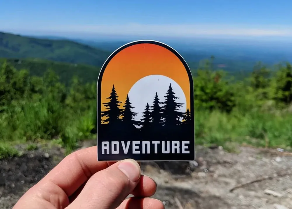 Adventure Sunset Sticker