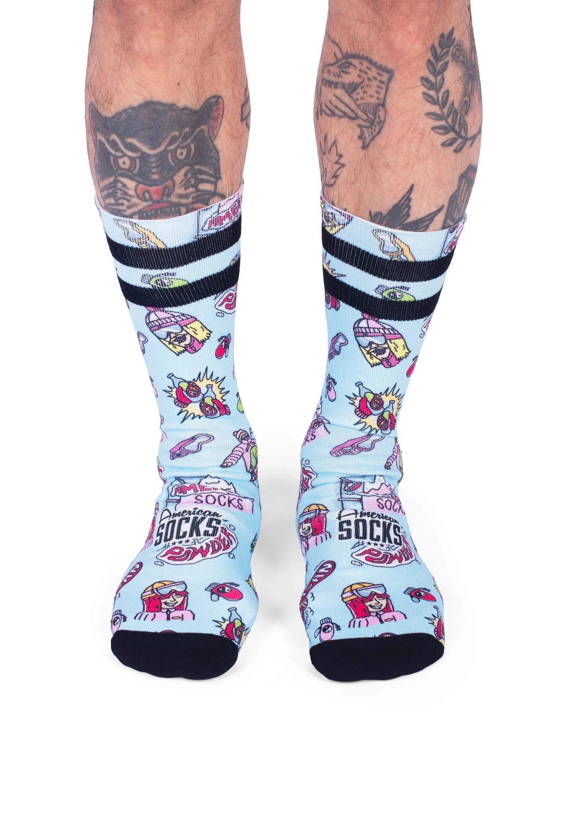American Socks - Slope Dope Mid High Blue - Socks