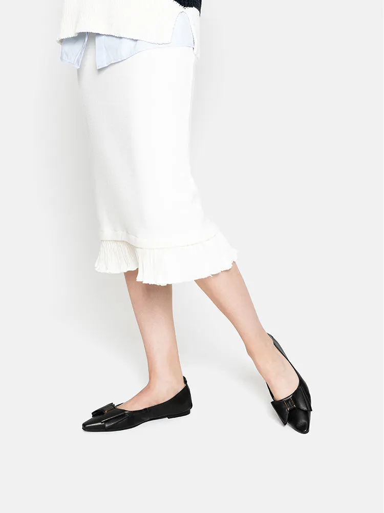 Amora Twin Bow Foldable Flats