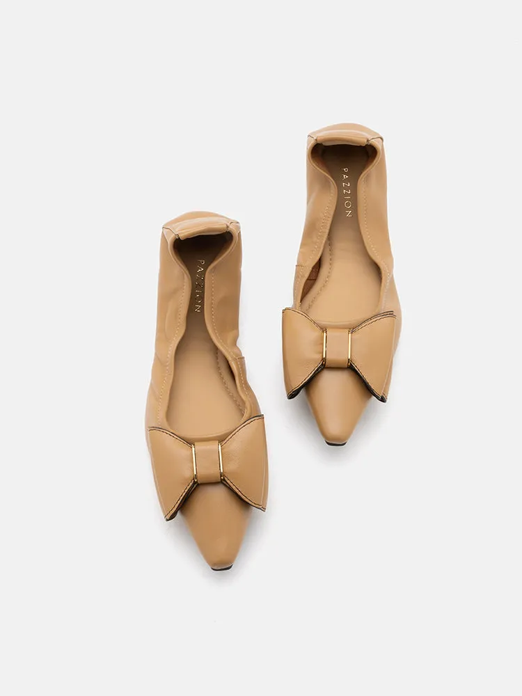 Amora Twin Bow Foldable Flats