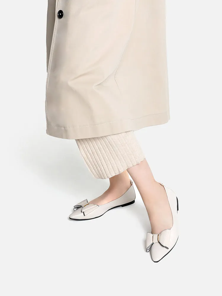 Amora Twin Bow Foldable Flats