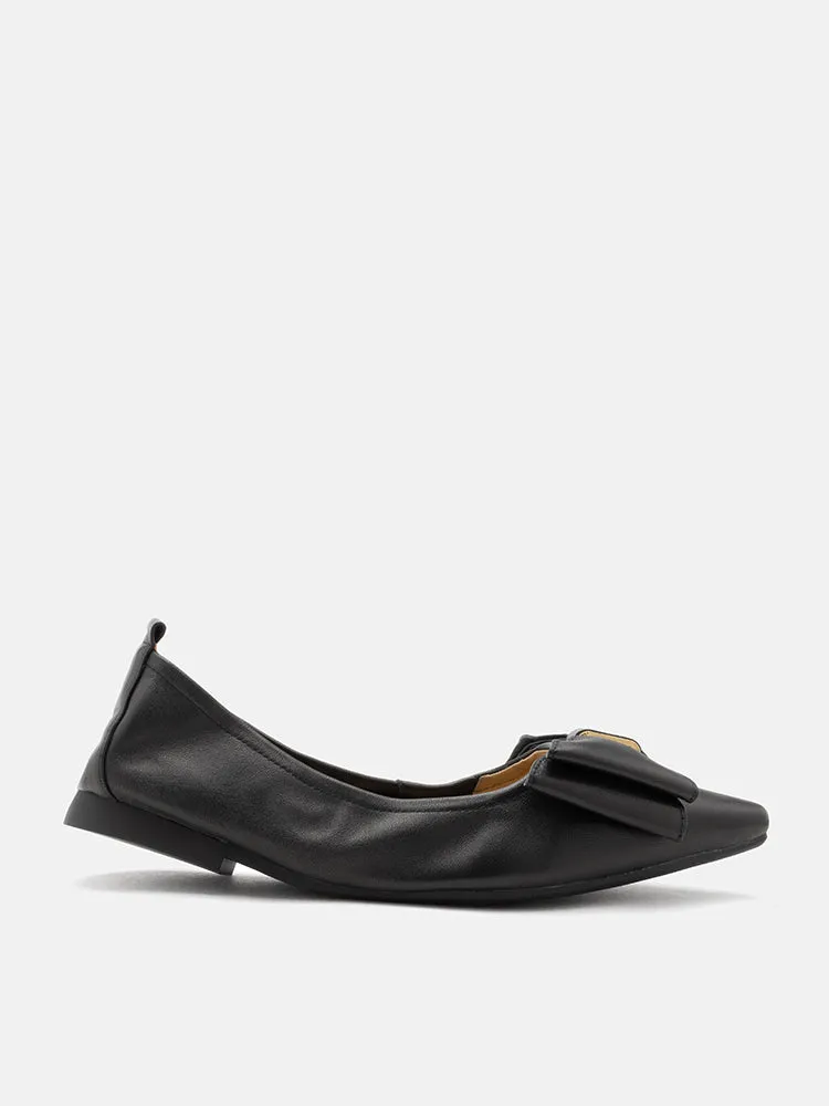 Amora Twin Bow Foldable Flats
