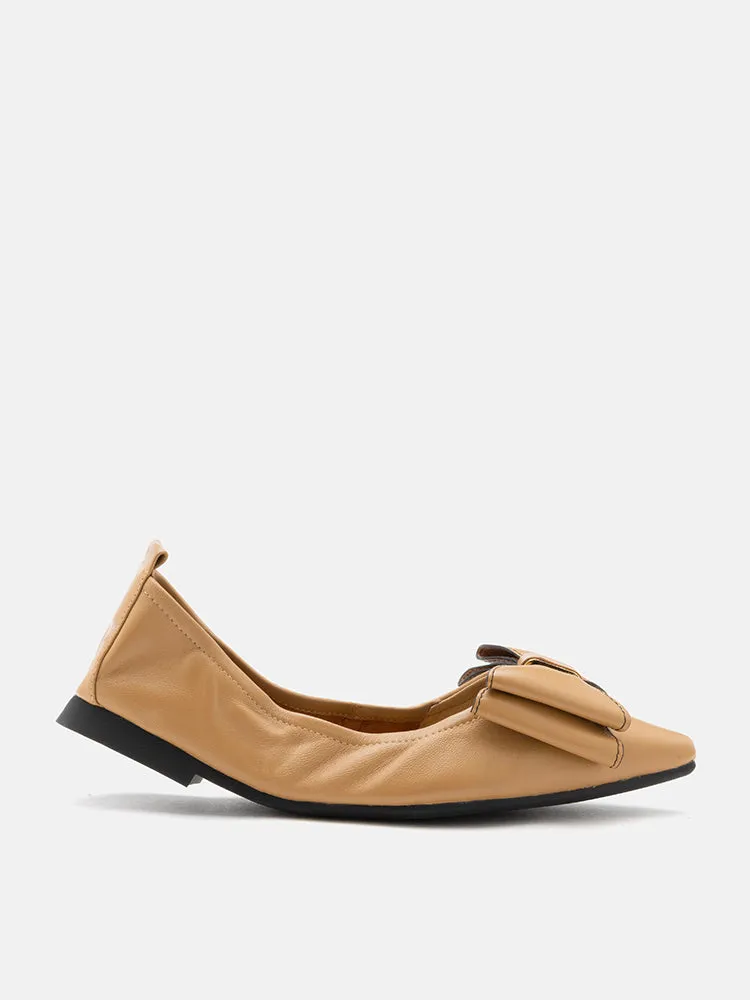 Amora Twin Bow Foldable Flats
