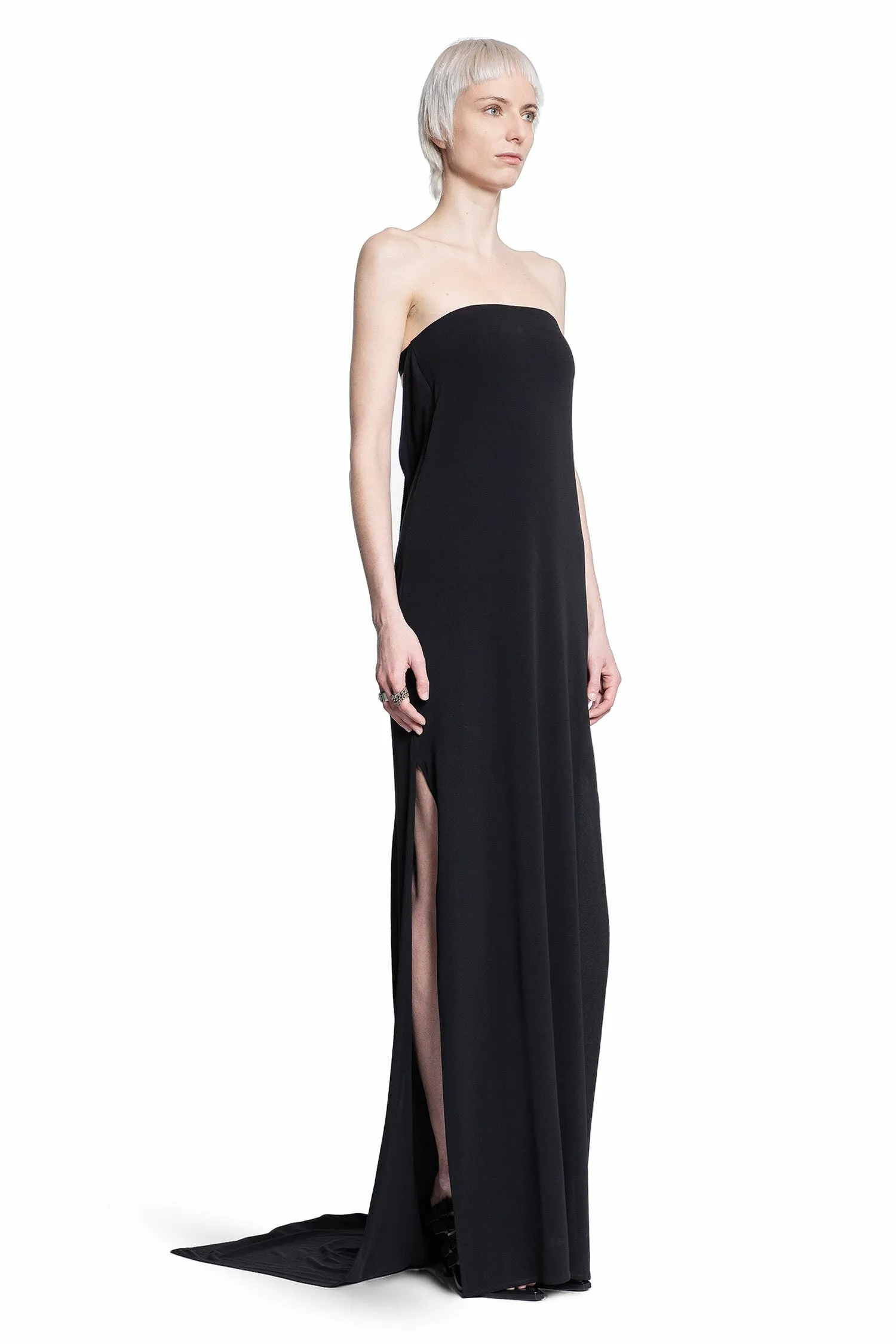 ANN DEMEULEMEESTER WOMAN BLACK DRESSES