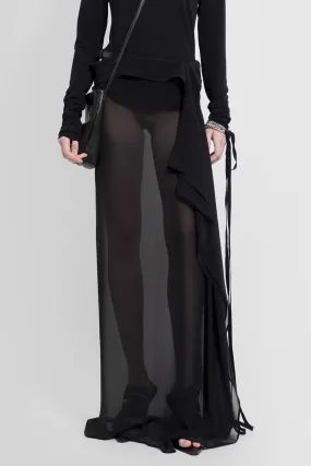 ANN DEMEULEMEESTER WOMAN BLACK SKIRTS