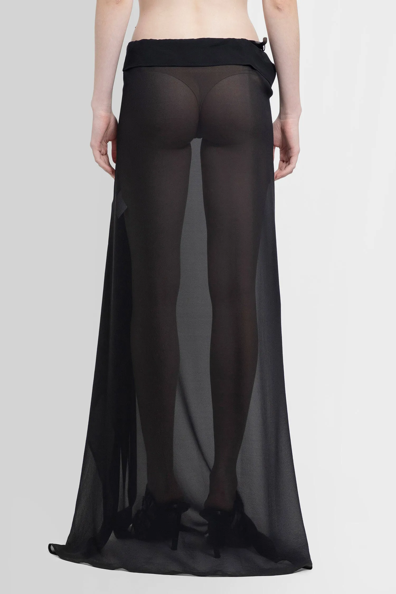 ANN DEMEULEMEESTER WOMAN BLACK SKIRTS