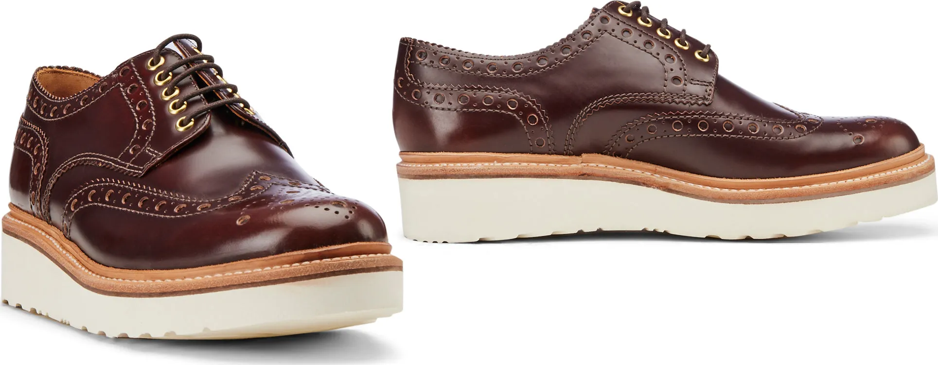 Archie Rub Off Leather Shoe - Men's|-|Chaussures Archie Rub Off Leather - Homme