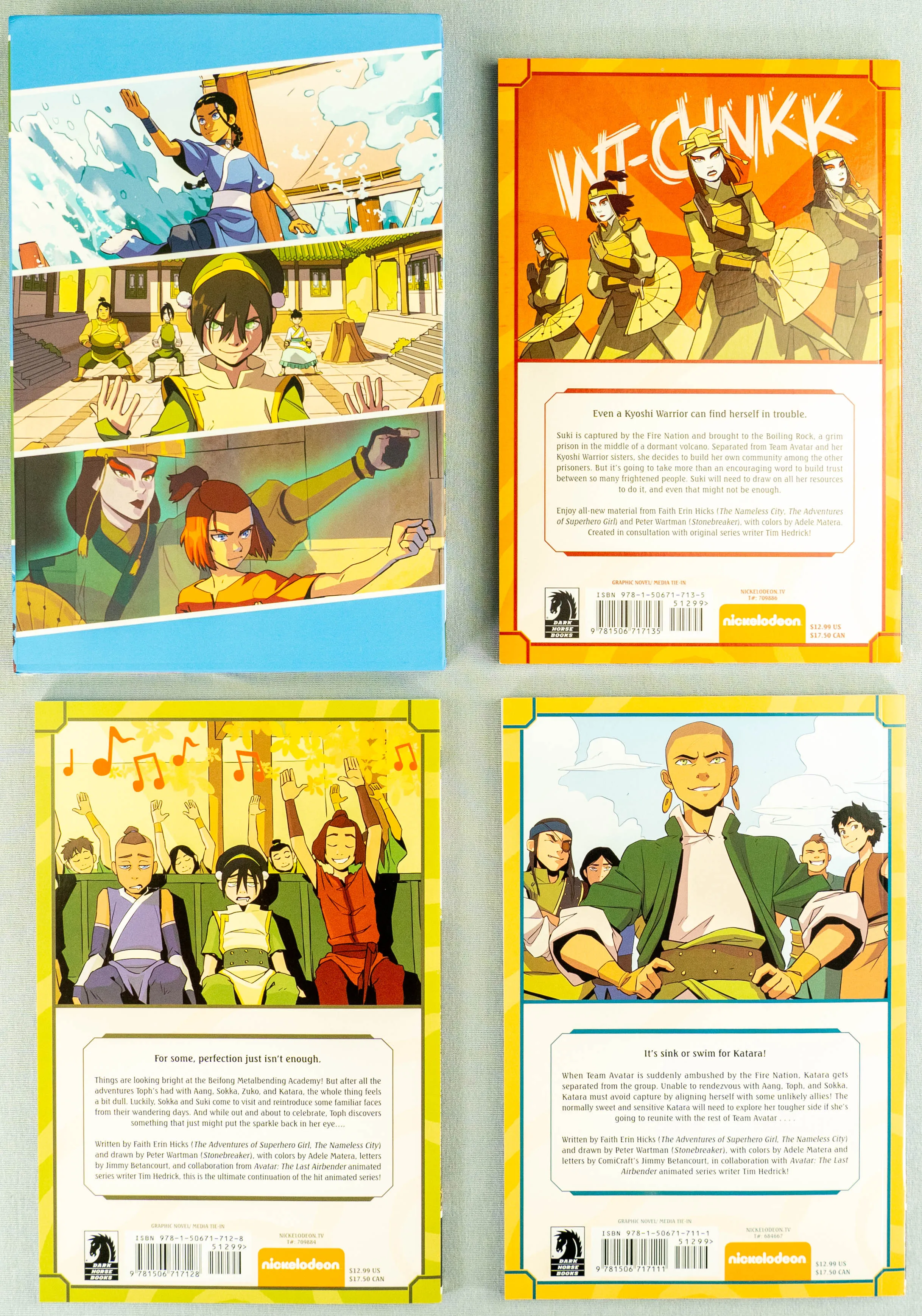 Avatar: The Last Airbender Team Treasury Boxed Set 3x Comics  Poster Dark Horse