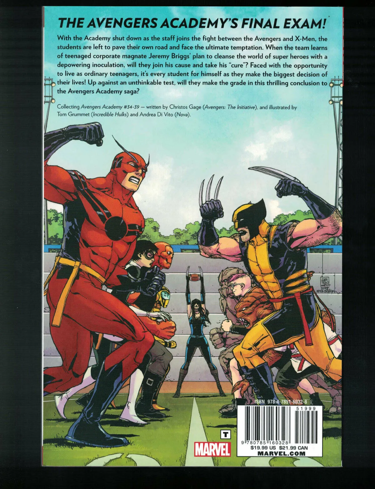 Avengers Academy: Final Exams TPB Marvel Comics (2013, 1st Print) NEW! Gage (W)