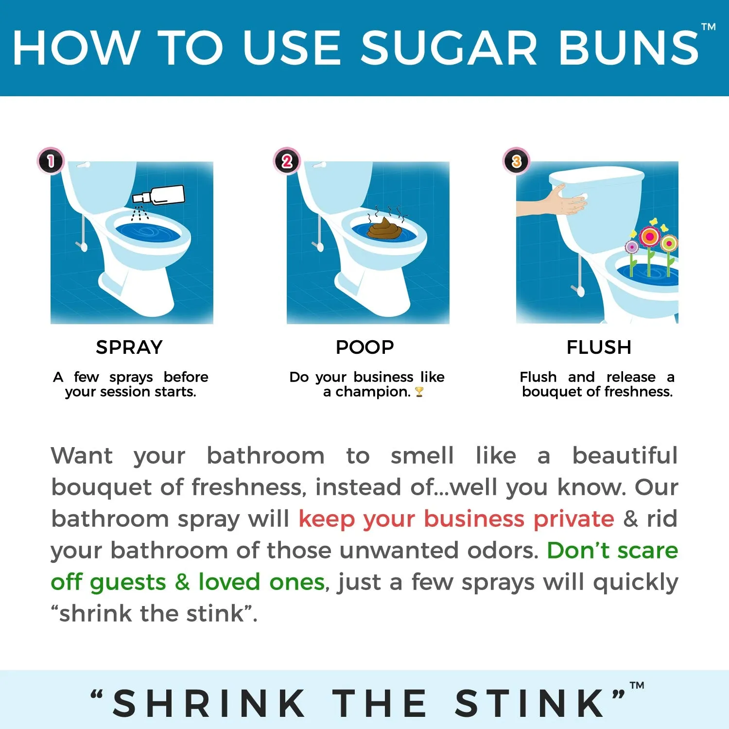 Bathroom Freshener Cinnamon Buns