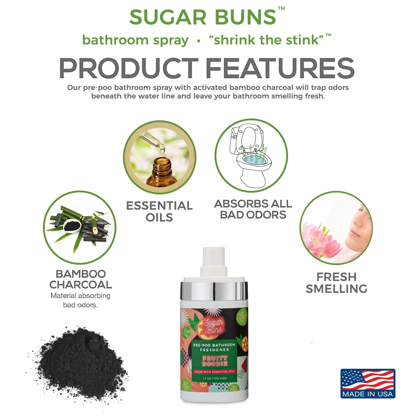 Bathroom Freshener Rosy Toots