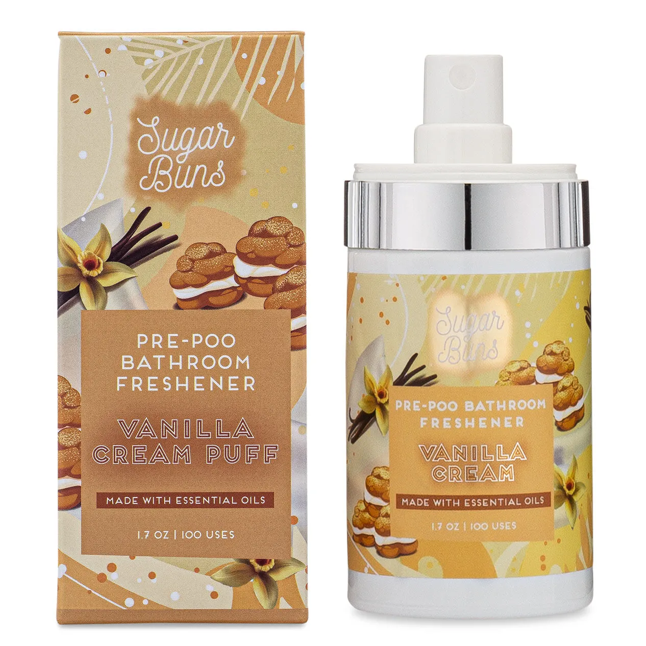 Bathroom Freshener Vanilla Cream Puff