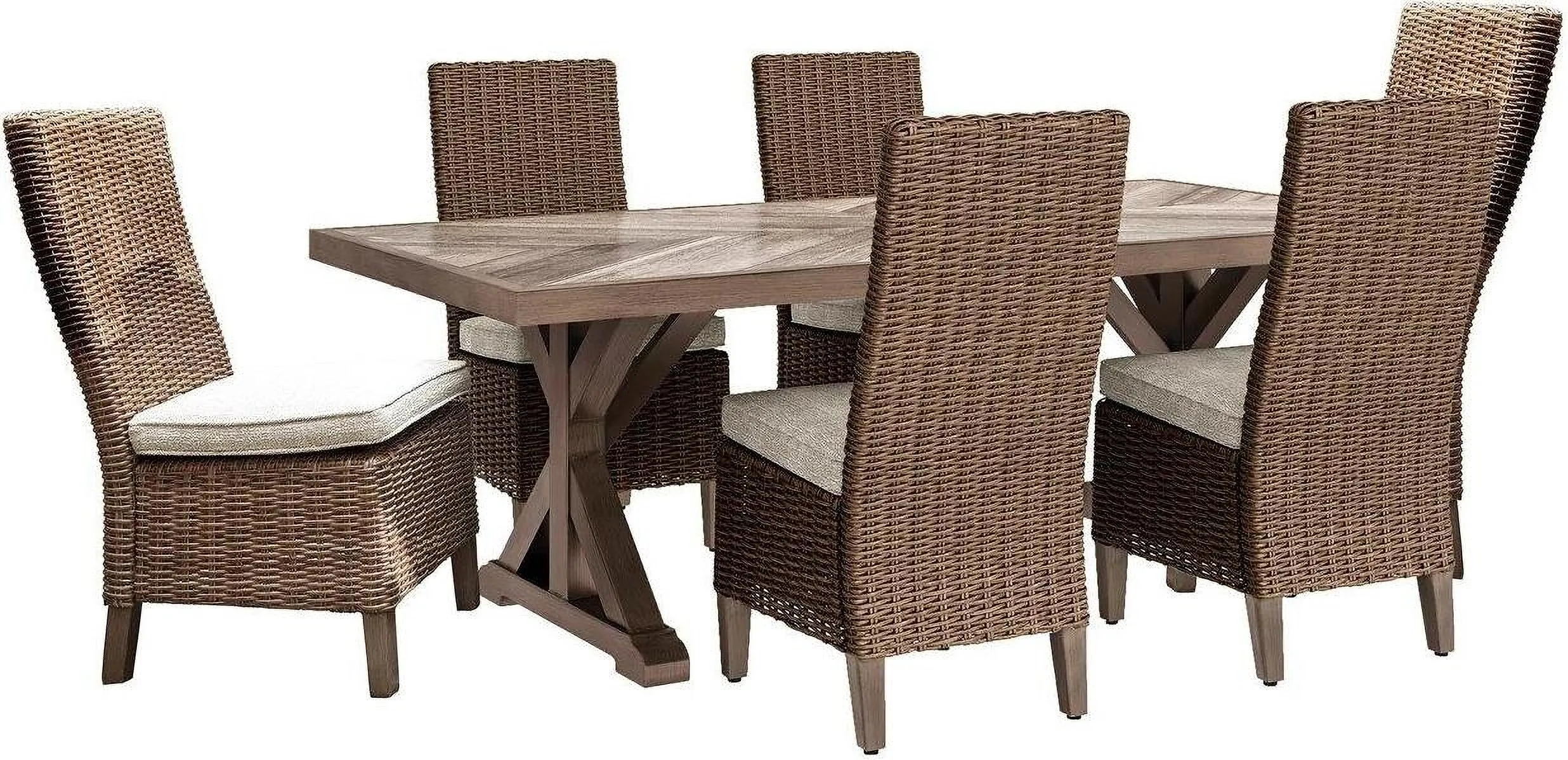 Beachcroft Outdoor Dining Table and 6 Chairs