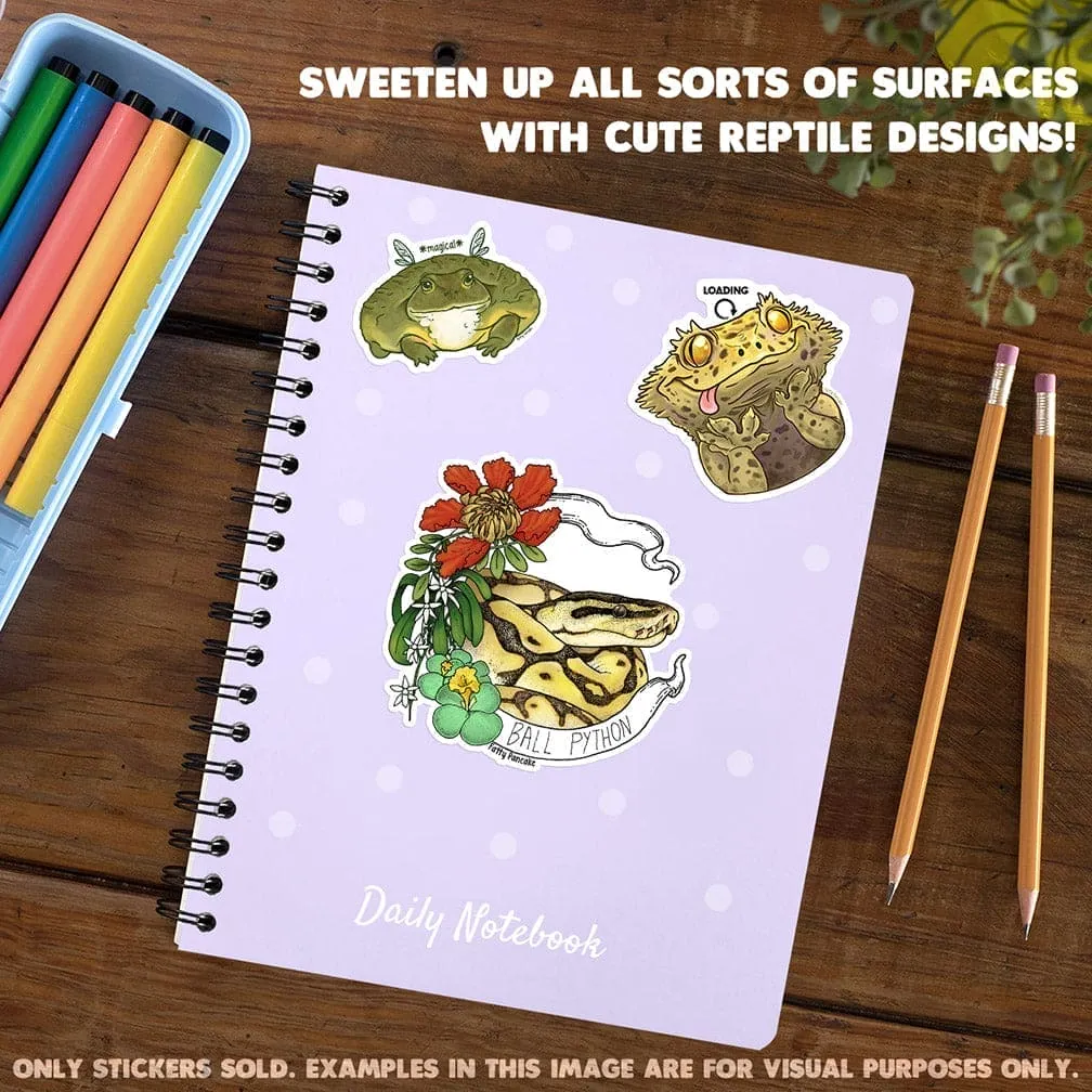 Bearded Dragon Banner Sticker