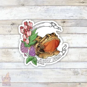 Bearded Dragon Banner Sticker
