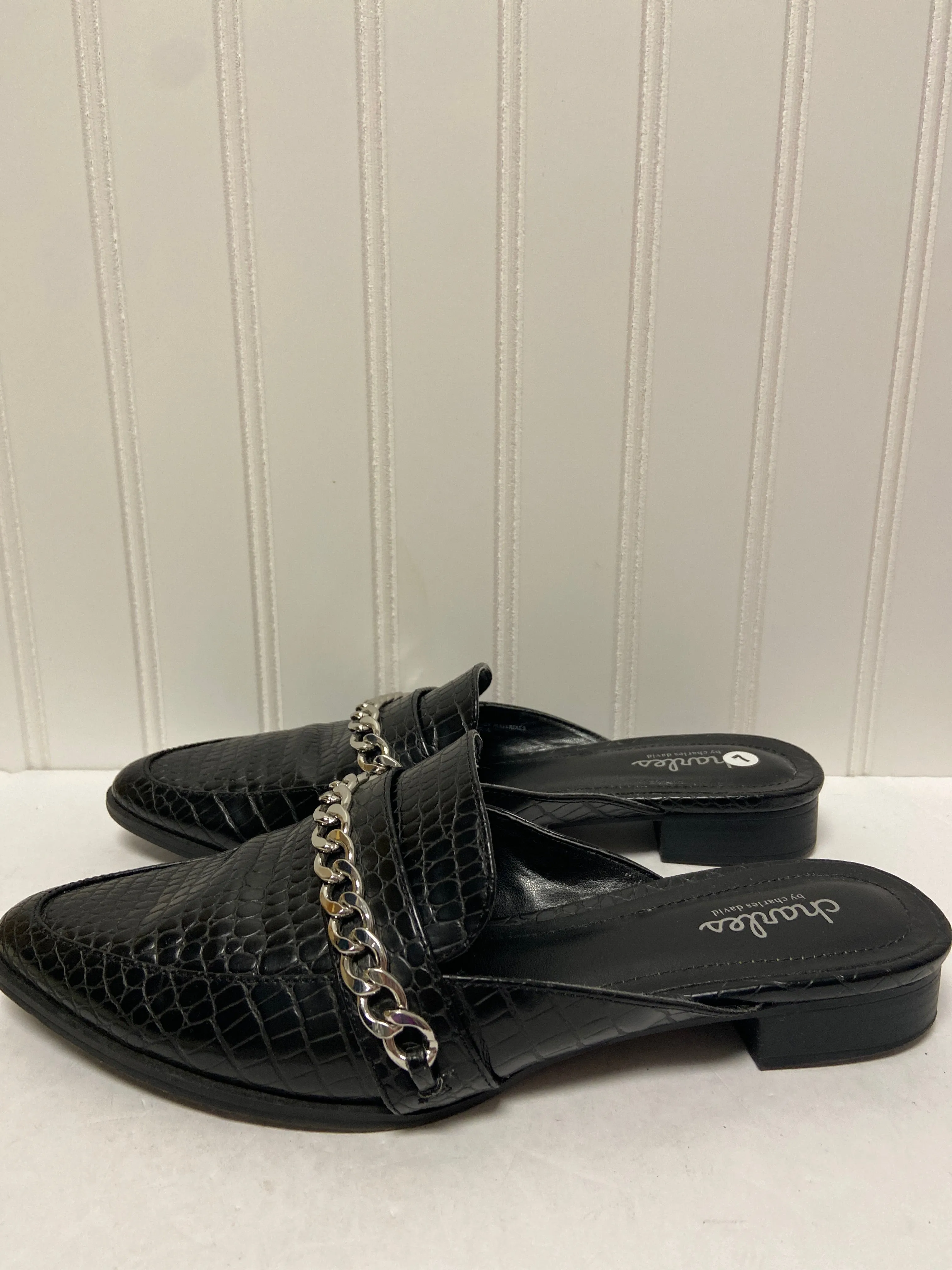 Black Shoes Flats Charles By Charles David, Size 7