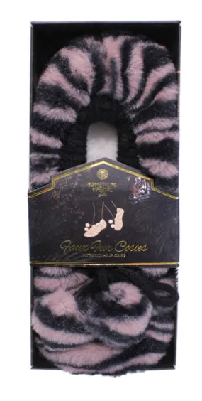 Brandwell Faux Fur Cosies Pink