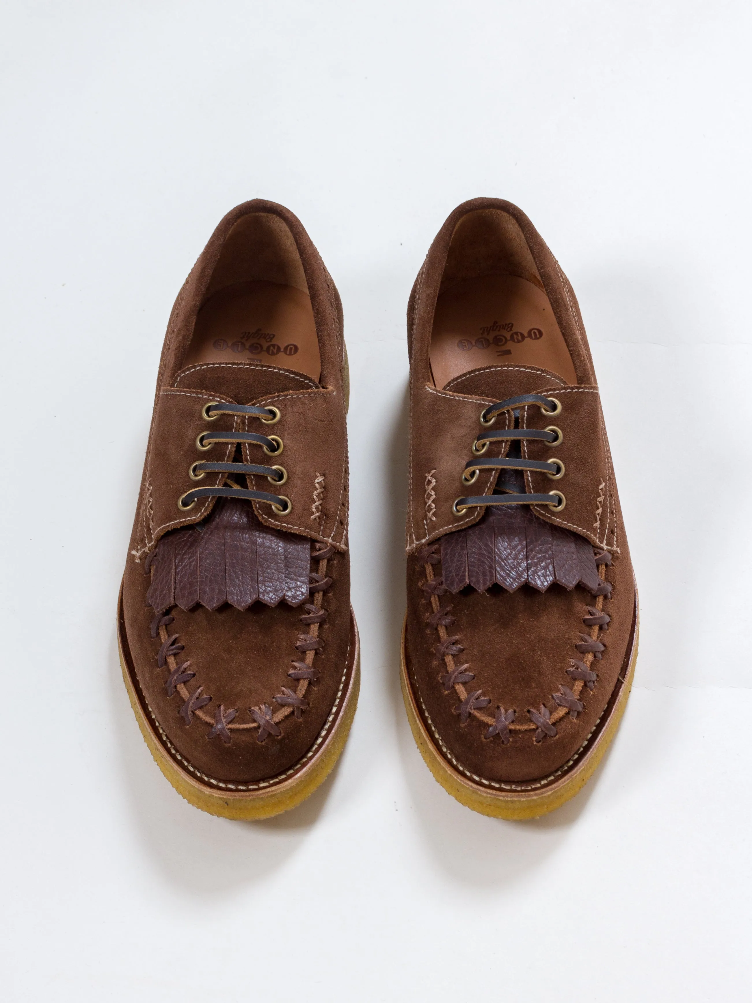 Bright Shoemakers, Wanderers Deck Shoe Crepe, Soft Tobacco
