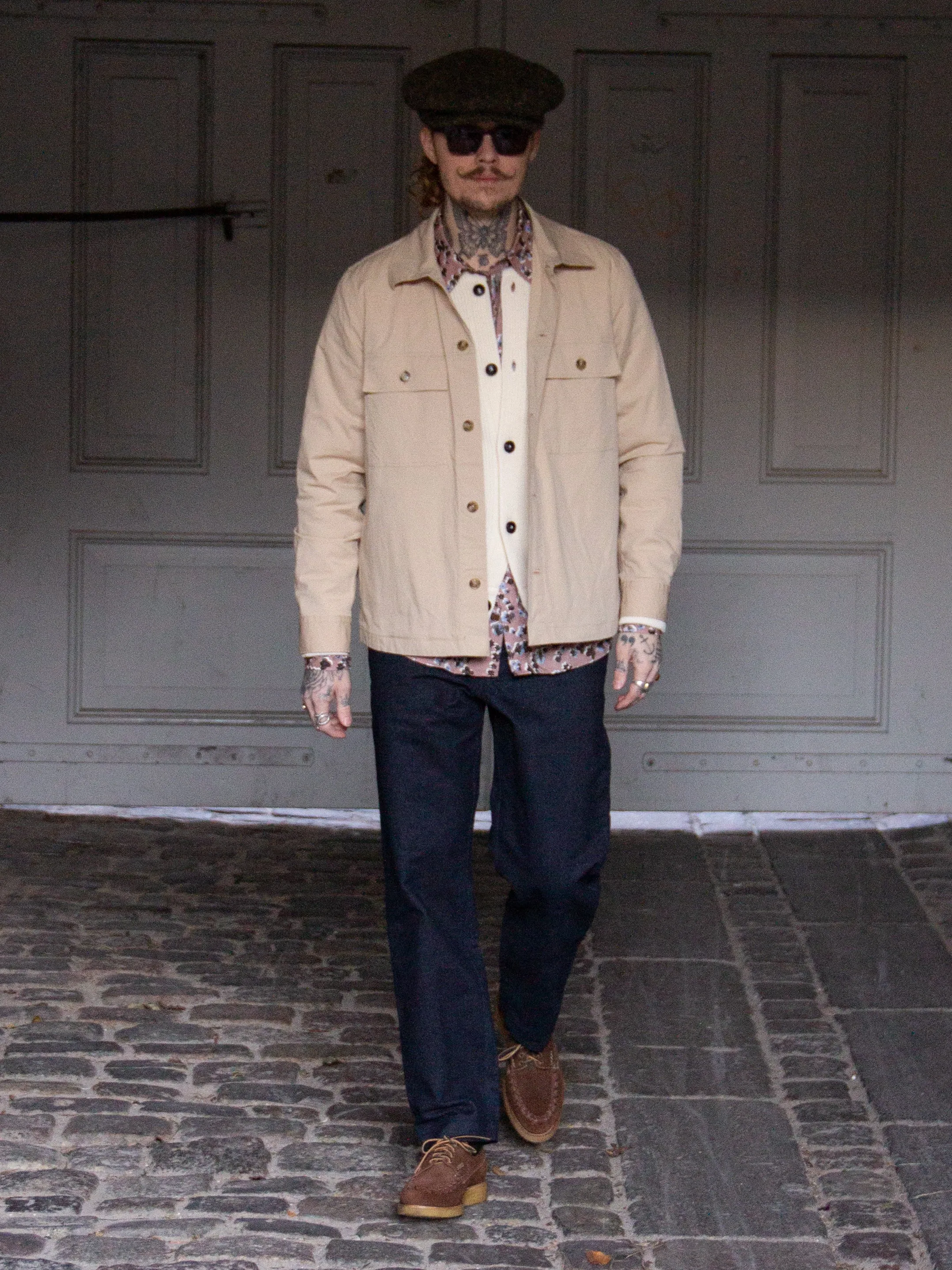 Bright Shoemakers, Wanderers Deck Shoe Crepe, Soft Tobacco