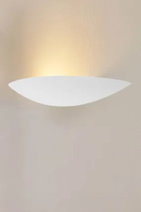 Dish Plaster Wall Light
