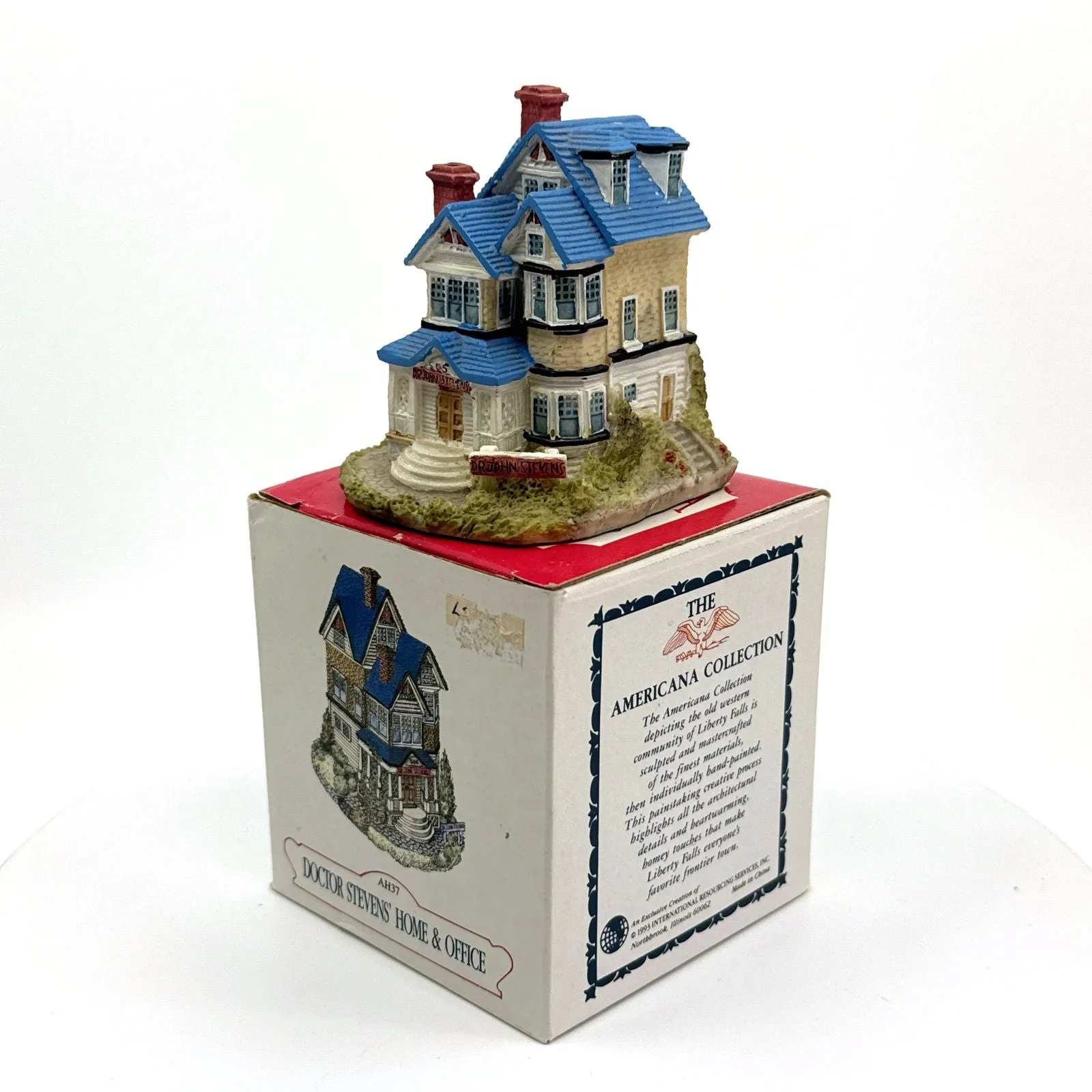 Doctor Stevens' Home & Office | Liberty Falls Americana Collection - AH37 | 1993 | EUC Original Box