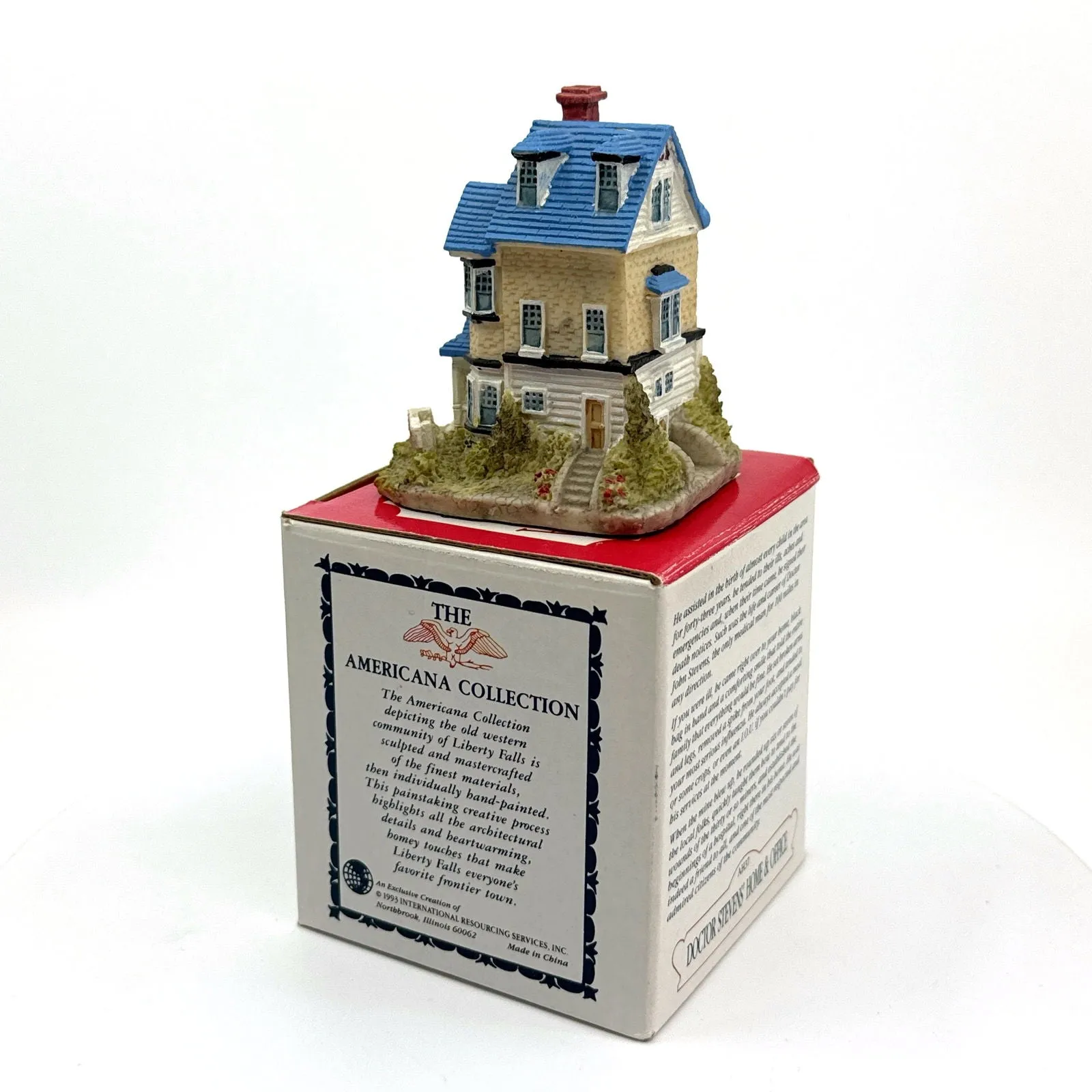 Doctor Stevens' Home & Office | Liberty Falls Americana Collection - AH37 | 1993 | EUC Original Box