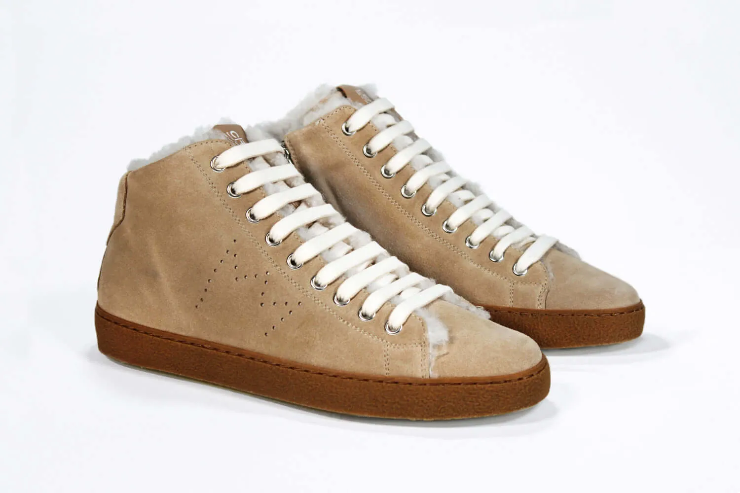 EARTH FUR | Cuoio - Mid Top - Women