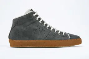EARTH FUR | Dark Grey - Mid Top - Women