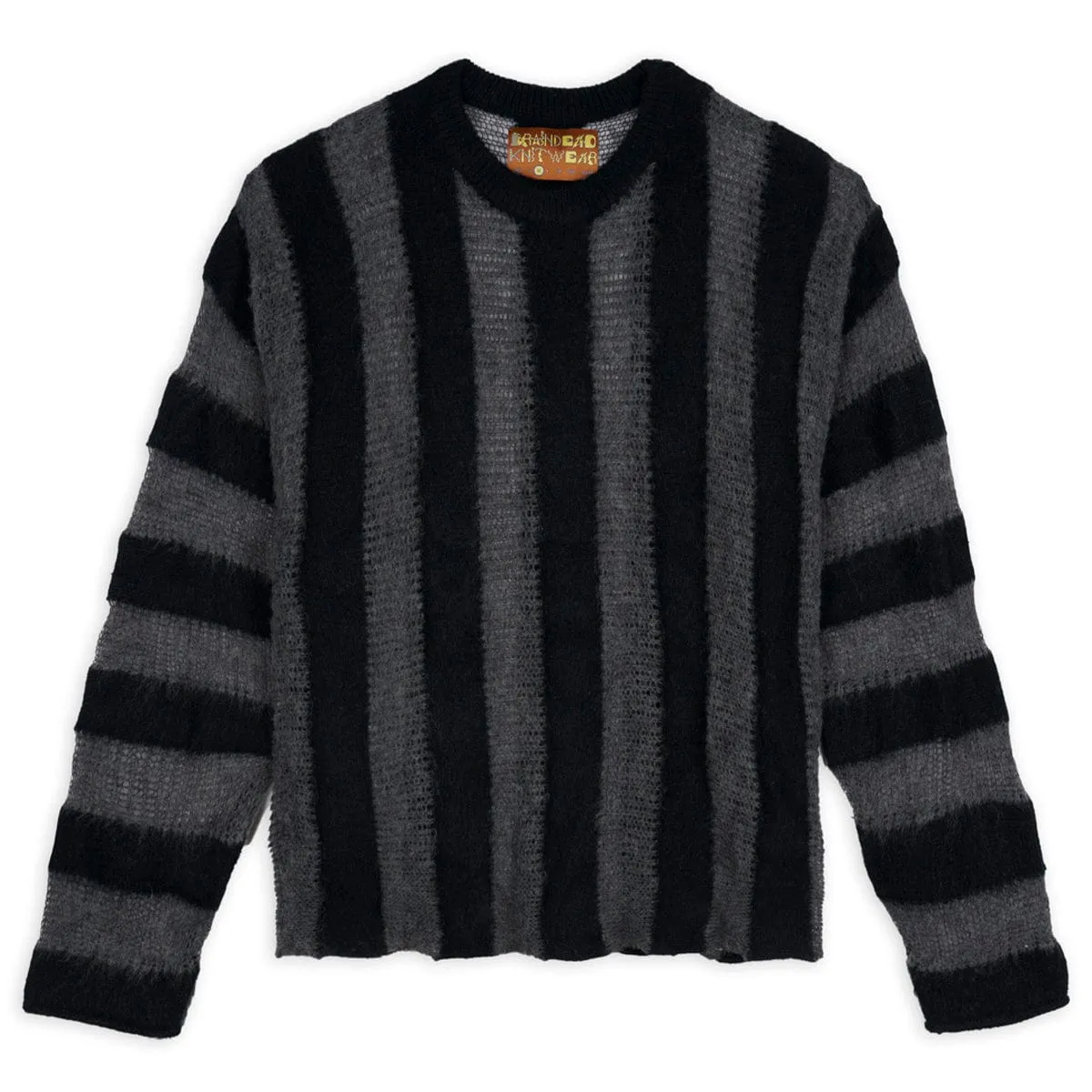 FUZZY THREADBARE SWEATER