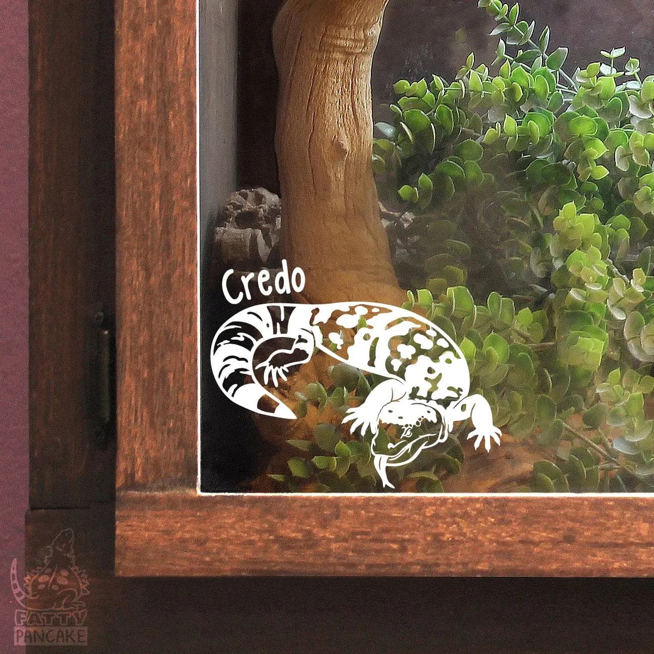 Gila Monster Decal, Waterproof Vinyl Decal, Cute Reptile Gift