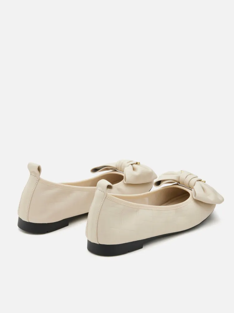 Hart Crystal Pin and Bow Ballerinas