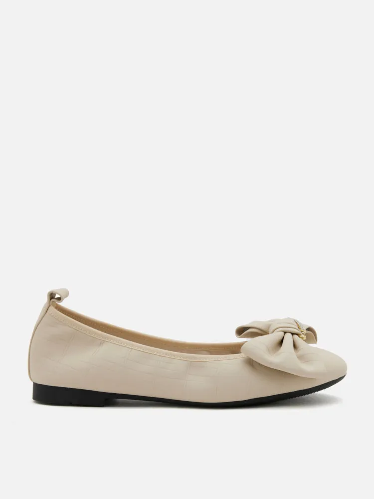 Hart Crystal Pin and Bow Ballerinas