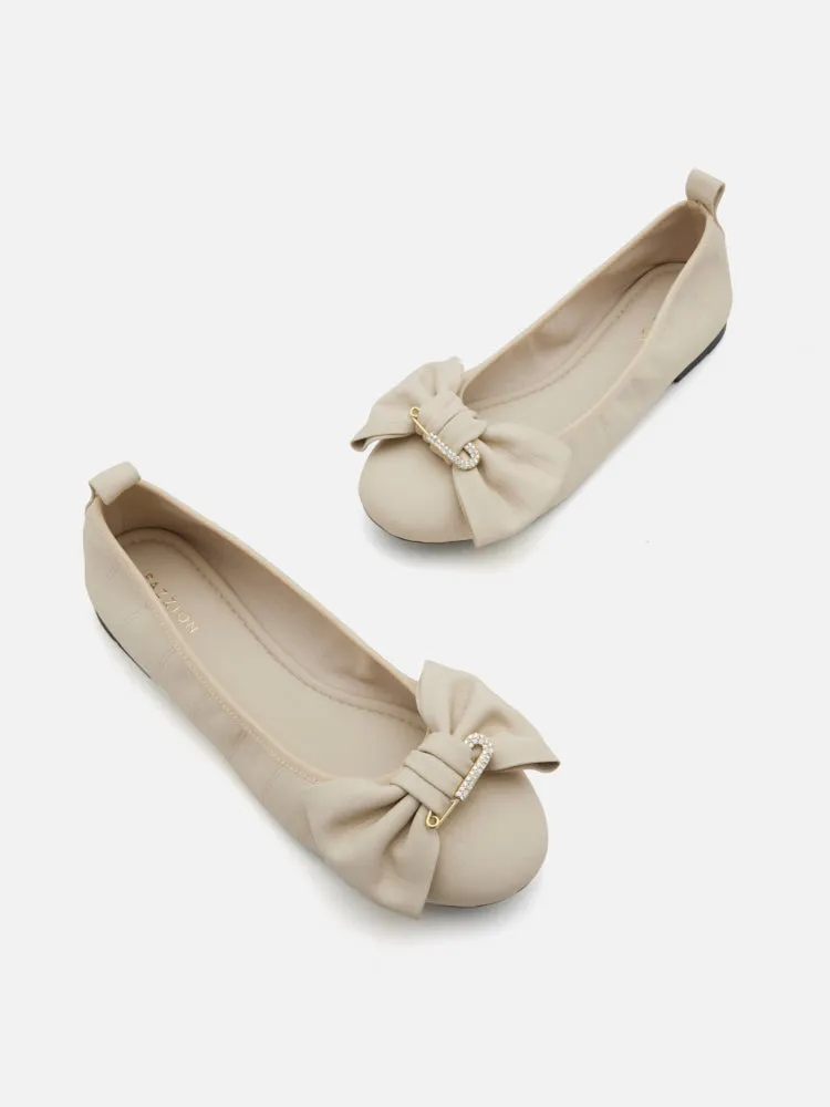 Hart Crystal Pin and Bow Ballerinas