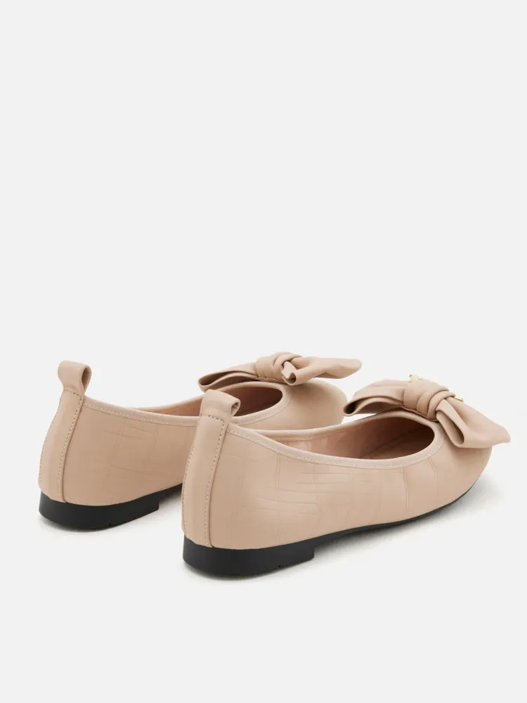 Hart Crystal Pin and Bow Ballerinas