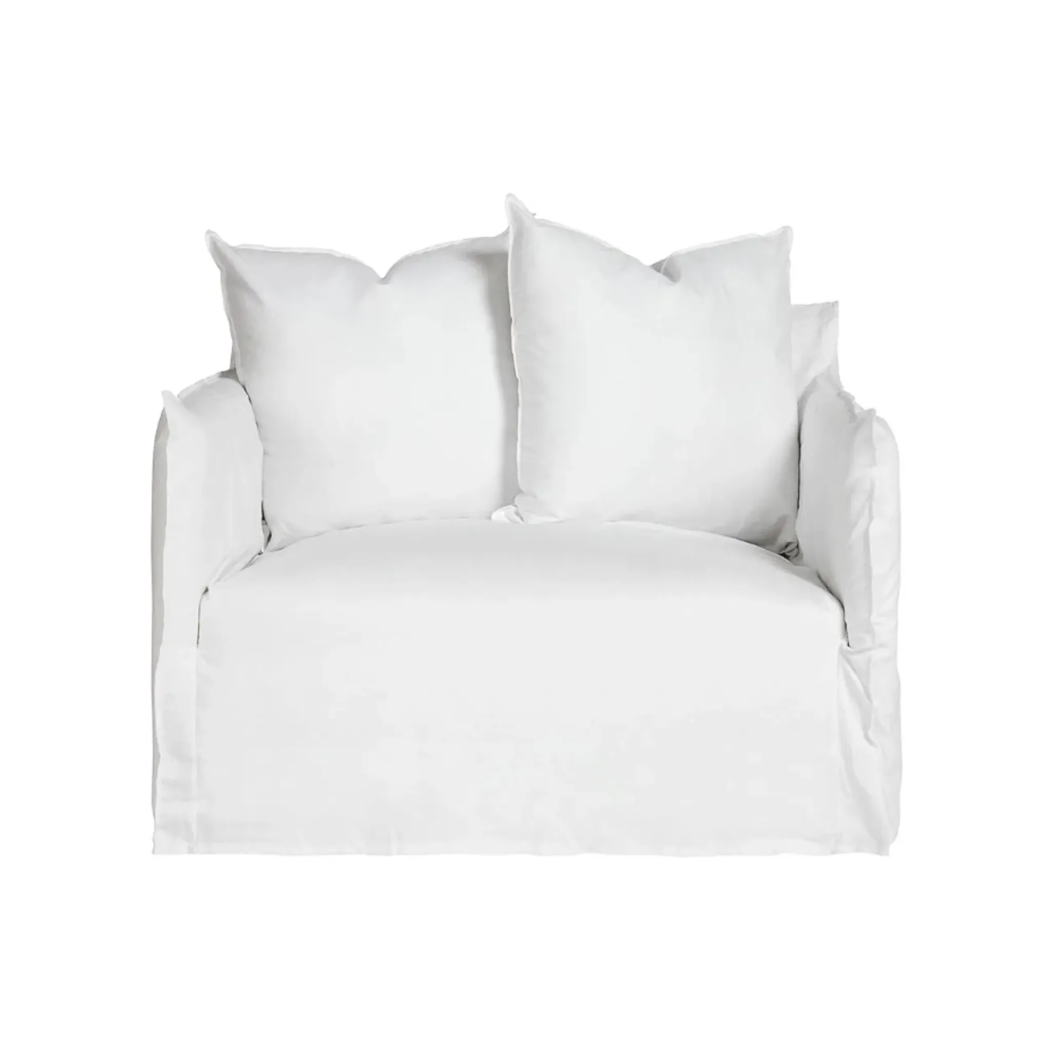 Havre Linen Slipcover Sofa - 1.5 Seater