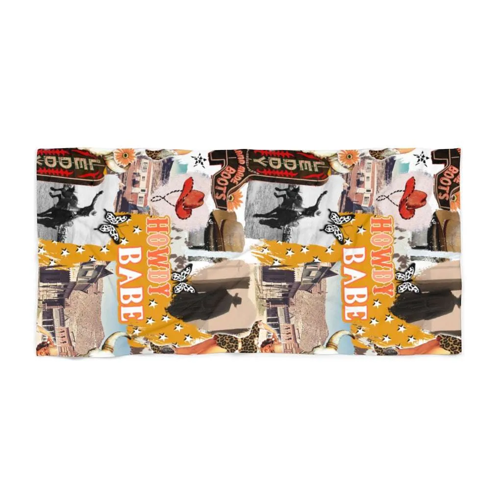 Howdy Babe Beach Towel