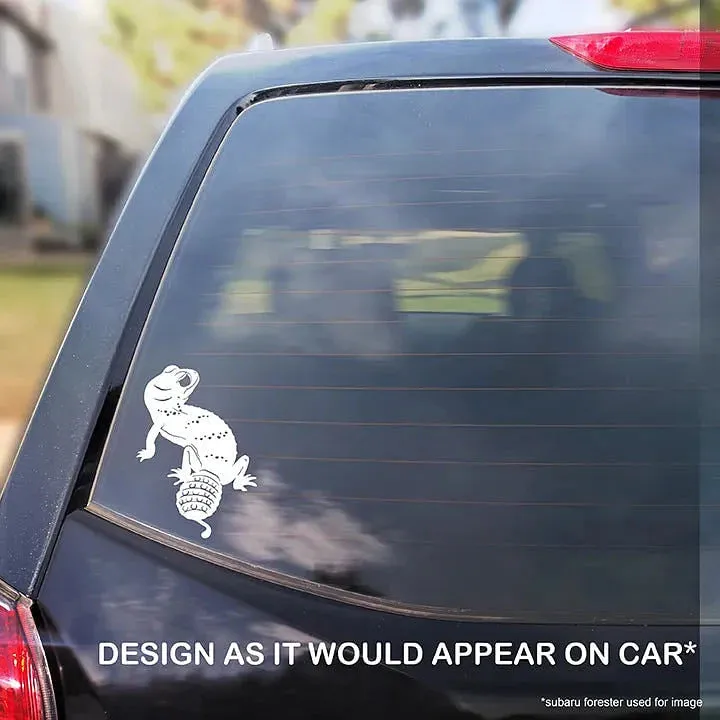 Knob-Tailed Gecko Waterproof Vinyl Decal, Cute Reptile Gift