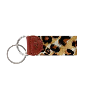 Leopard Print Key Fob