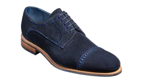 Marvin - Navy Cut Through Suede