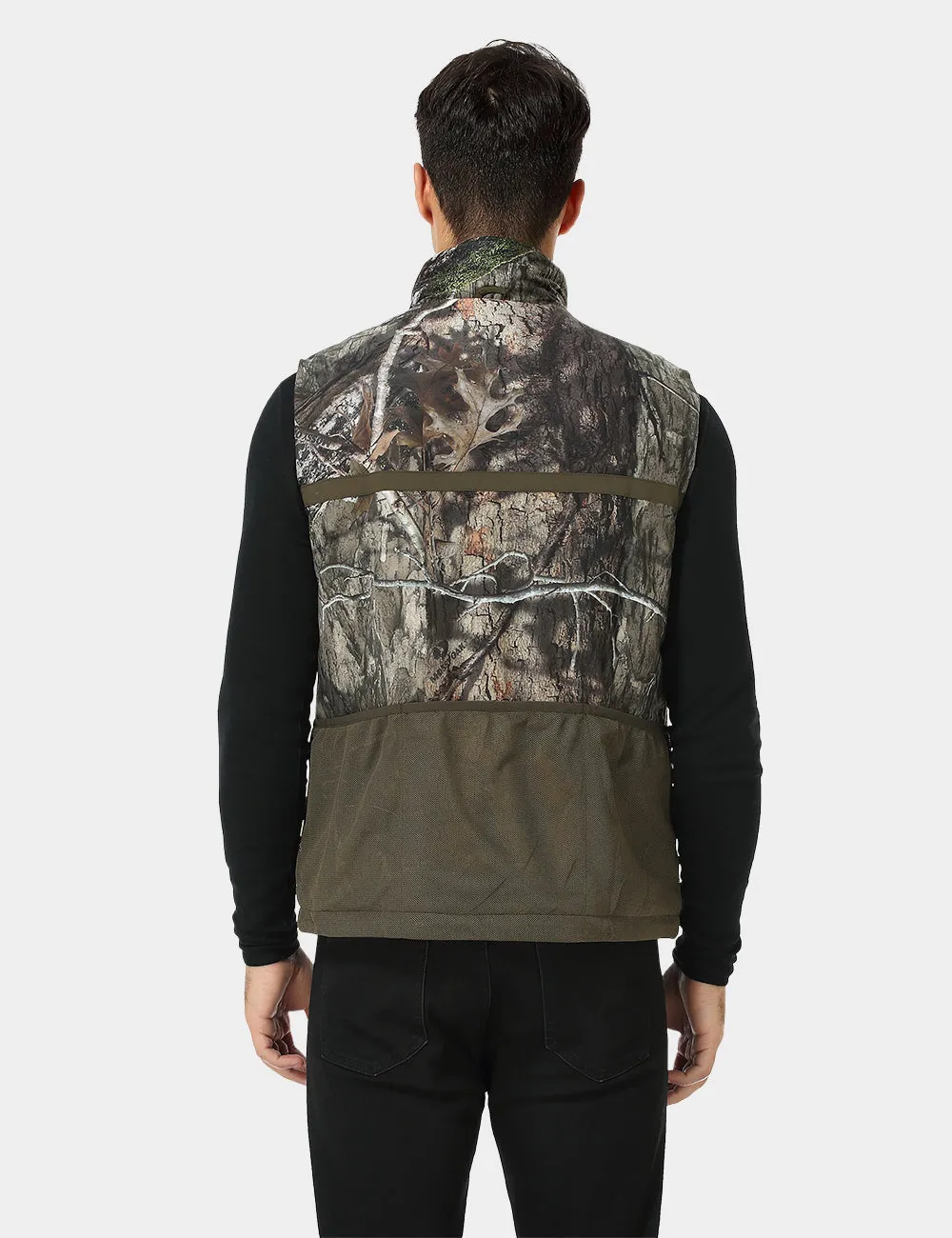 Men's Heated Hunting Vest - Camouflage, Mossy Oak® Country DNA (Apparel Only)
