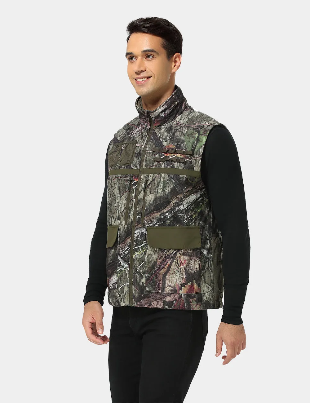 Men's Heated Hunting Vest - Camouflage, Mossy Oak® Country DNA (Apparel Only)