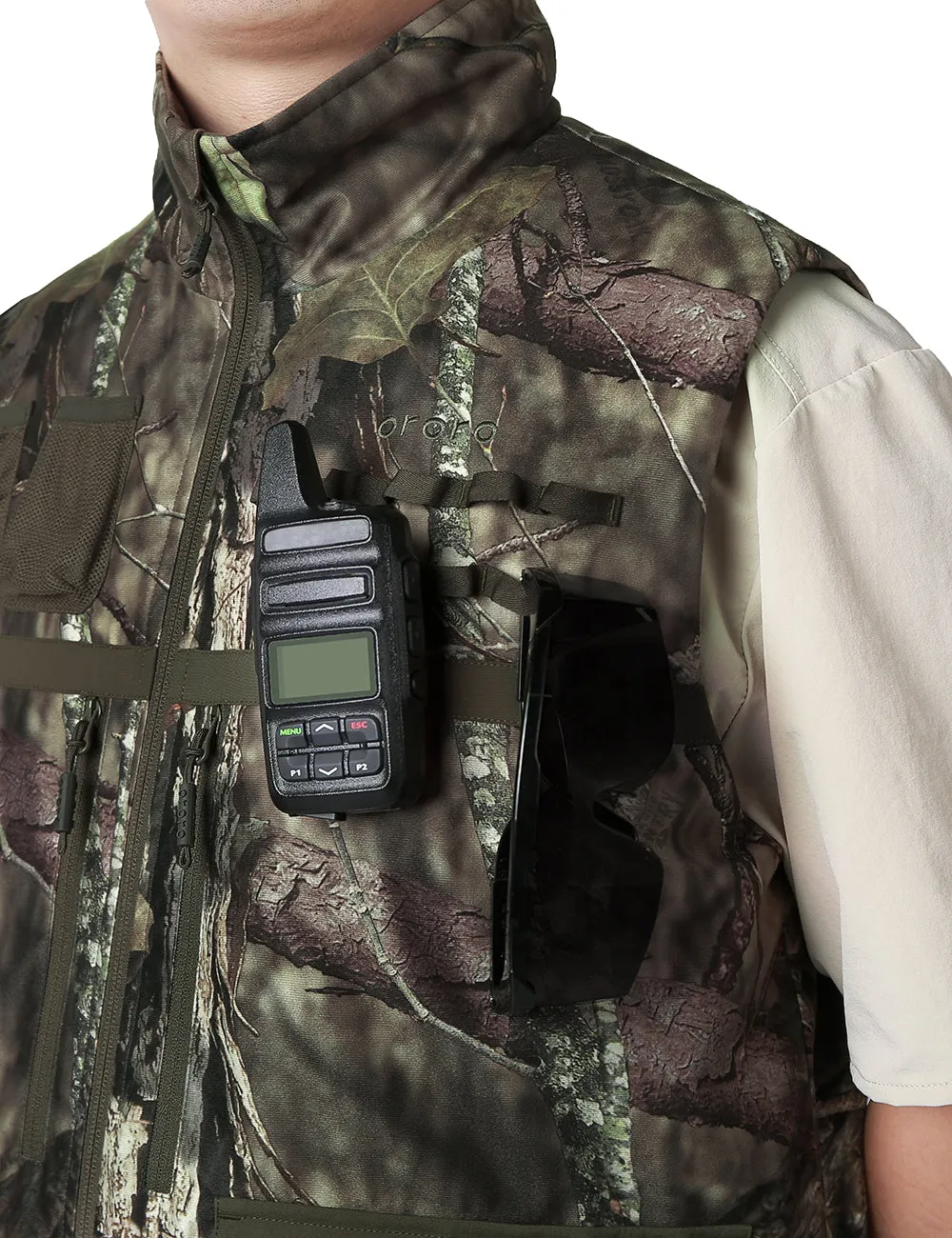 Men's Heated Hunting Vest - Camouflage, Mossy Oak® Country DNA (Apparel Only)