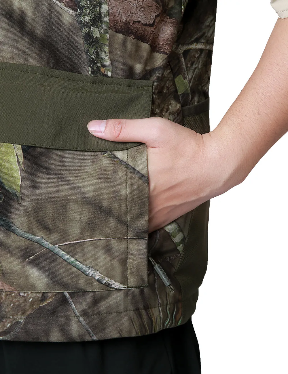 Men's Heated Hunting Vest - Camouflage, Mossy Oak® Country DNA (Apparel Only)